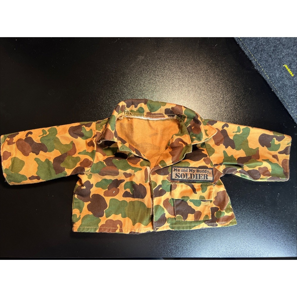 Me & My Buddy Doll‎ Soldier Jacket Rare Vintage Military Playskool 1980s